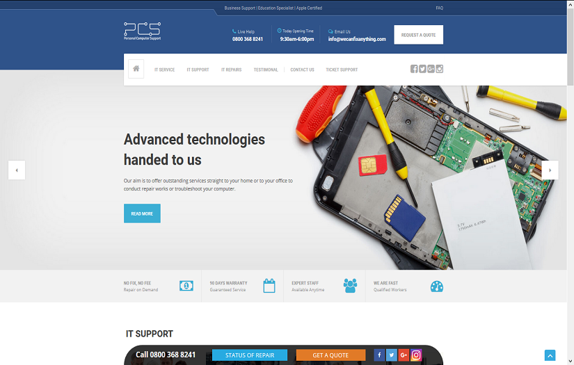 Personal Computer Support screenshot 1